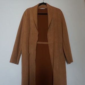 NWOT Zara Long Trench Coat Barcelona